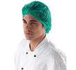 Mob Cap Double Elastic, Green, 100PCS L92110CG 1PKT