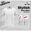 Tee Ray Stylish Polo Shirt White/01 Small MDP-S1004