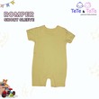 Te Te & Ta Ta Short Romper Short Sleeves Yellow 6-9 Months (2Pcs/1Set) KRP-S102