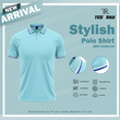 Tee Ray Stylish Polo Shirt Sky Blue/49 Large MDP-S1008