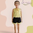 Lavender Girl Ribbon Set Design 133 Size-L