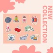 Jourcole  Breakfast Club Sticker Set (2sheets) 4x5inches JC0004