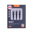 Abodos 3In1 Fast Charging Data Cable AS-DS316