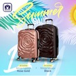 Travel Combo Set Beluga Luggage 20 Inches And 24 Inches Rose Lady Collections Black+ Rose Gold