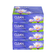 Clean Facial Tissue 2Ply 120 Sheets 4PCS