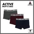VOLCANO Active Series Men's Cotton Boxer [ 3 PIECES IN ONE BOX ] MUV-C1002/2XL