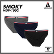 VOLCANO Smoky Series Men's Cotton Boxer [ 3 PIECES IN ONE BOX ] MUV-1002/M