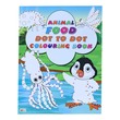 Animal Food Dot To Dot Colouring Book