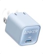 Anker 511 Charger (Nano 3 Blue) USB C GaN Charger 30W PIQ 3.0 Foldable PPS Fast Charger for iPhone 14/14 Pro/14 Pro Max/13 Pro/13 Pro Max,12series,Galaxy,iPad (Cable Not Included)