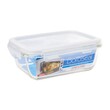 LLG430GD Lock & Lock Heat Resistant Glass Clear Rectangular Container 730ML (Golden)