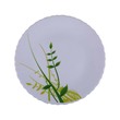 Borosil Fluted Green Herbs Quarter Plate 7IN