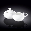 Wilmax Sugar Bowl & Creamer Set In Color Box WL-995025