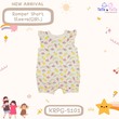 Te Te & Ta Ta Girl Romper Short Sleeves White 9-12 Months (1Pcs) KRPG-S101