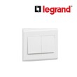 Legrand LG-2G 2WAY 16AX BIG ROCKER WH (617603) Switch and Socket (LG-16-617603)