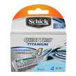 Schick Quattro Refill 4Blades Titanium 4PCS