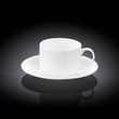 Wilmax Tea Cup & Saucer 5OZ (160ML) (3pcs) WL-993006