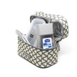 HPL752Scd Lock & Lock Lunch Box 2P Set (HPL752X1 HAP704X1) With Spoon Fork Clover Bag-Gray