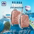 Travel Combo Set Beluga Luggage 20 Inches And 24 Inches Rose Lady Collections Rose Gold
