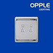 OPPLE OP-E06S6402-Y1-computer socket twin (100Mbps) Switch and Socket (OP-23-233)
