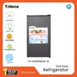 T-Home Refrigerator Refrigerator 1 Door (Black), 95 LTR, TH-RG95KSD-B