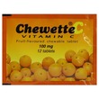 Chewette C Vitamin C 100 Mg 12Tablets
