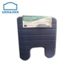 MAT561 Lock & Lock Microfiber Memory Foam Mat Stripe 53 x 61 x 1.5CM (Dark Blue)