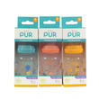 Pur Classic Round Bottle 4OZ / 125ML (9012) (Assorted Color: Green/Orange/Pink)