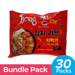 Jjang Instant Noodle Kimchi 70Gx30PCS