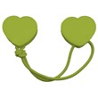Titania Twin Bead Ponytailer Heart 5PCS 7983 Girll