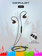 Konfulon iN-19 (Earphone) / Red