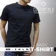 Cottonfield Men Short Sleeve Plain T-shirt C01 (Medium)