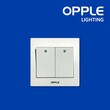 OPPLE OP-C021022A-WH (2Gang 2Way) Switch and Socket (OP-21-004)