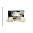 Wilmax 6OZ, 170ML Cappuccino Cup & Saucer Set of 6 WL - 880106