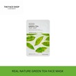 Thefaceshop Official Real Nature Green Tea Face Mask(Gz) 8806182590283