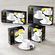 Wilmax 7OZ, 200ML Tea Cup & Saucer Set of 2 in Color Box WL-993003
