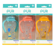 Pur Shaped Bottle With Handle 9 Oz/ 250Ml (9014)(Assorted Color: Green/Orange/Pink)