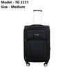 Trend Luggage Black (Nylon) TG2231 24"