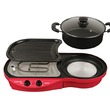 2 in 1 Grill & Steamboat Non-stick Coating plate Pan Grill (CCG-EL88DT)