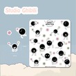 Jourcole  Soot Sprites Sticker 1  Sheet 3x4inches JC0022 black