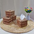 H&T ကြိမ်Tissue Box ကနုတ်လေးထောင့်