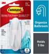 3M Command Bath Damage-Free Hanging 1Hook 2Large Strips Xa-0041-7208-7 17600B-Anz