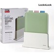 CSC251 Lock & Lock Cutting Board Set (Green/Red/Blue-With TRAY+CLB-STD) 5EA