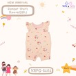 Te Te & Ta Ta Girl Romper Short Sleeves Pink 3-6 Months (1Pcs) KRPG-S101