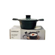 CAC2011 Lock & Lock Edge Casserole 20CM-Black-CN-6-Al