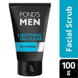 Pond`S Men Facial Foam Oil Clear Icy Scrub 100G