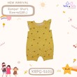 Te Te & Ta Ta Girl Romper Short Sleeves Yellow 6-9 Months (1Pcs) KRPG-S101